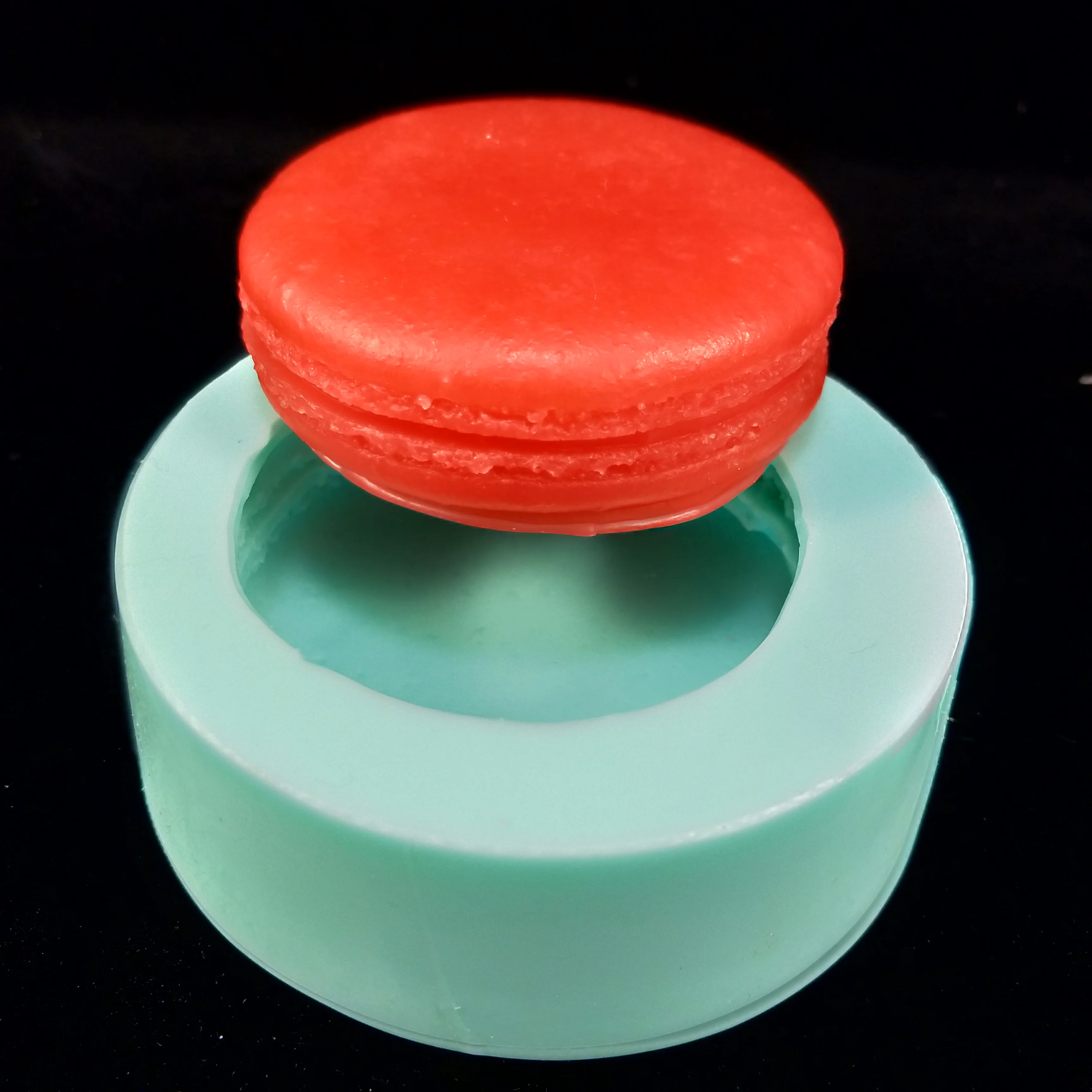 Qt0241 Przy Macaron Muffa Della Torta Stampi In Silicone Della Torta Del Fondente Stampo Macaron Muffa Del Sapone Della Candela Aroma Di Pietra Stampi