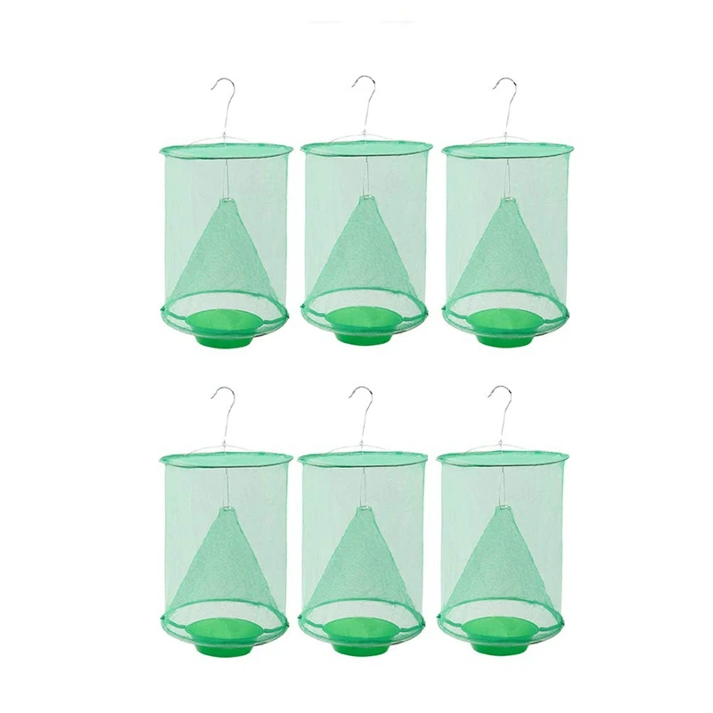 

Ranch Fly Trap - Effective Trap Ever Made Fishing Apparatus with Food Bait Fly Catcher for Indoor or Outdoor Perfect for Horses