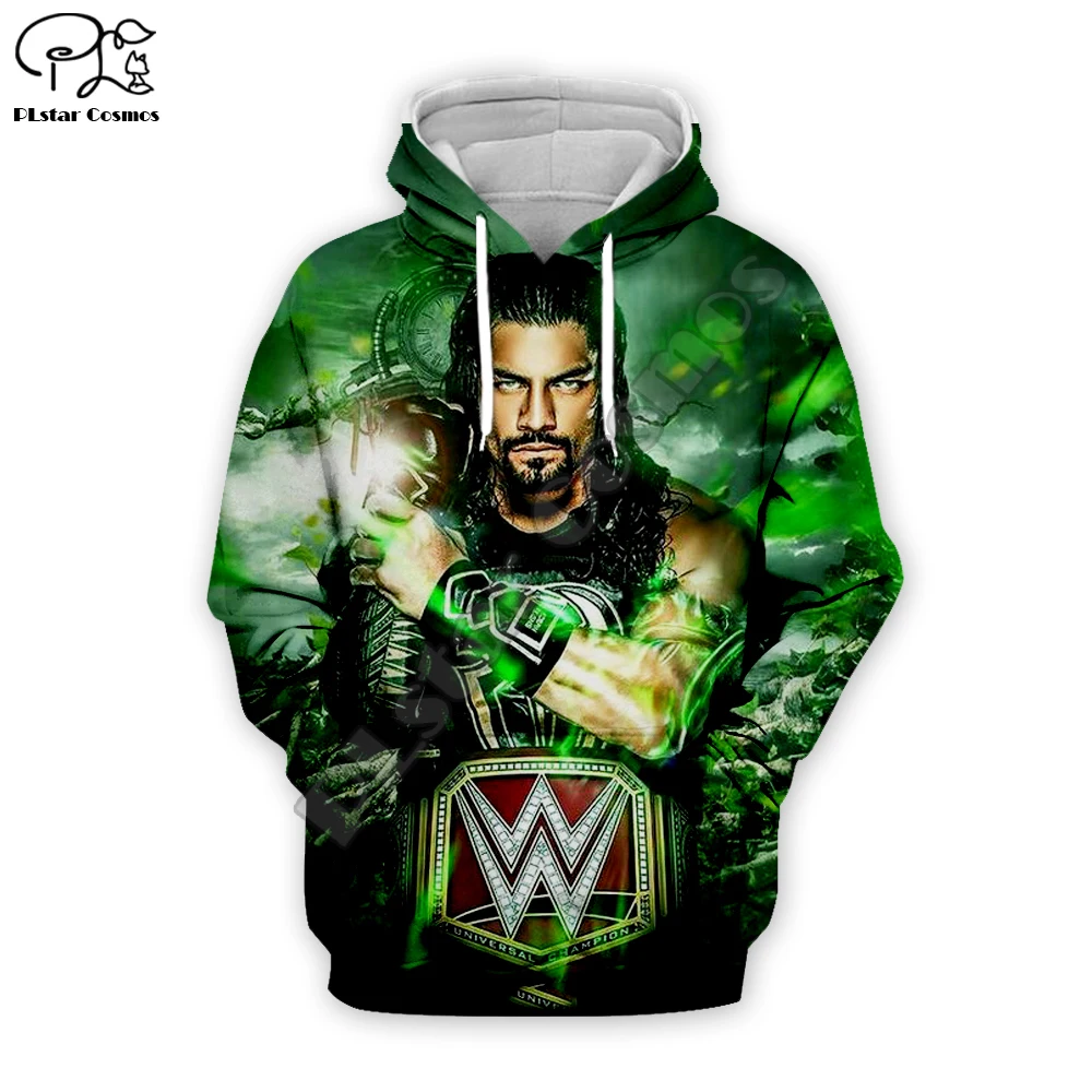 10 Roman Reigns толстовки с 3D принтом, толстовки для мужчин и женщин, забавная одежда, пуловер, куртка, Брендовые спортивные костюмы, толстовки размера плюс SJ003 - Цвет: 10