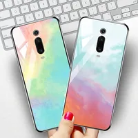 מיל עבור מזג זכוכית Case עבור Xiaomi מיל 8 9 2s תמהיל SE מקרים כיסויים סיליקון שטח עבור Xiaomi מיל 8 Lite כיסוי Pocophone F1 redmi K20 (2)