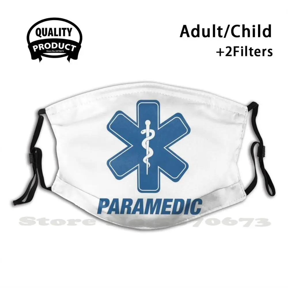 

Paramedic Ems Emt Ambulance Medicine First Aid Gift Anti Dust Filter Men Women Kids Girl Boy Teens Mouth Masks Ems Emt