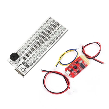 

1Pcs Ct14 Micro-4.2 Stereo Power Amplifier Board Bluetooth Module 5Vf 5 W + 5 W Mini with Charging Port & 1Pcs 2X13 Usb Mini Spe