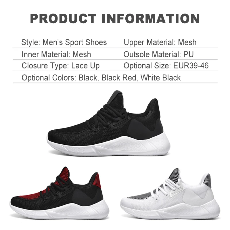Мужские кроссовки Flyknit с сеткой, дышащие, большие размеры, легкая спортивная обувь для улицы, нескользящая прогулочная обувь, мягкие мужские кроссовки