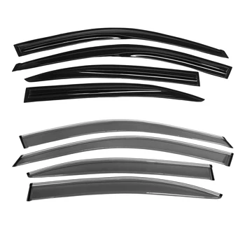 

Hot Car Window Glass Sun Guard Vent Wind Visor Rain Shield Car Auto Accessories for hyundai Elantra 2016 2017 2018 Auto Moldings