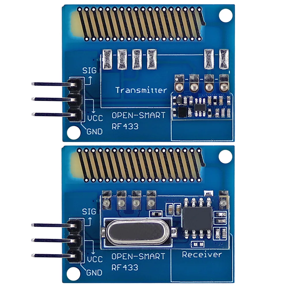 Long Range 433MHz RF Wireless Transceiver Kit with Antenna Large Power ...