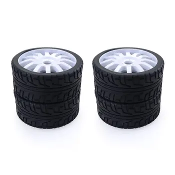 

4PCS 1/8 RC Car Rubber Tyres Plastic Wheels for Redcat Team Losi VRX HPI Kyosho HSP Carson Hobao 1/8 Buggy /On-road car