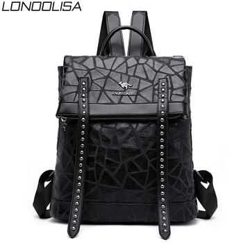 

Brand Women Travel Backpack Luxury Faux Suede Leather Backpack For Teenage Girls Multifunction Back Pack Bagpack Sac A Dos Femme