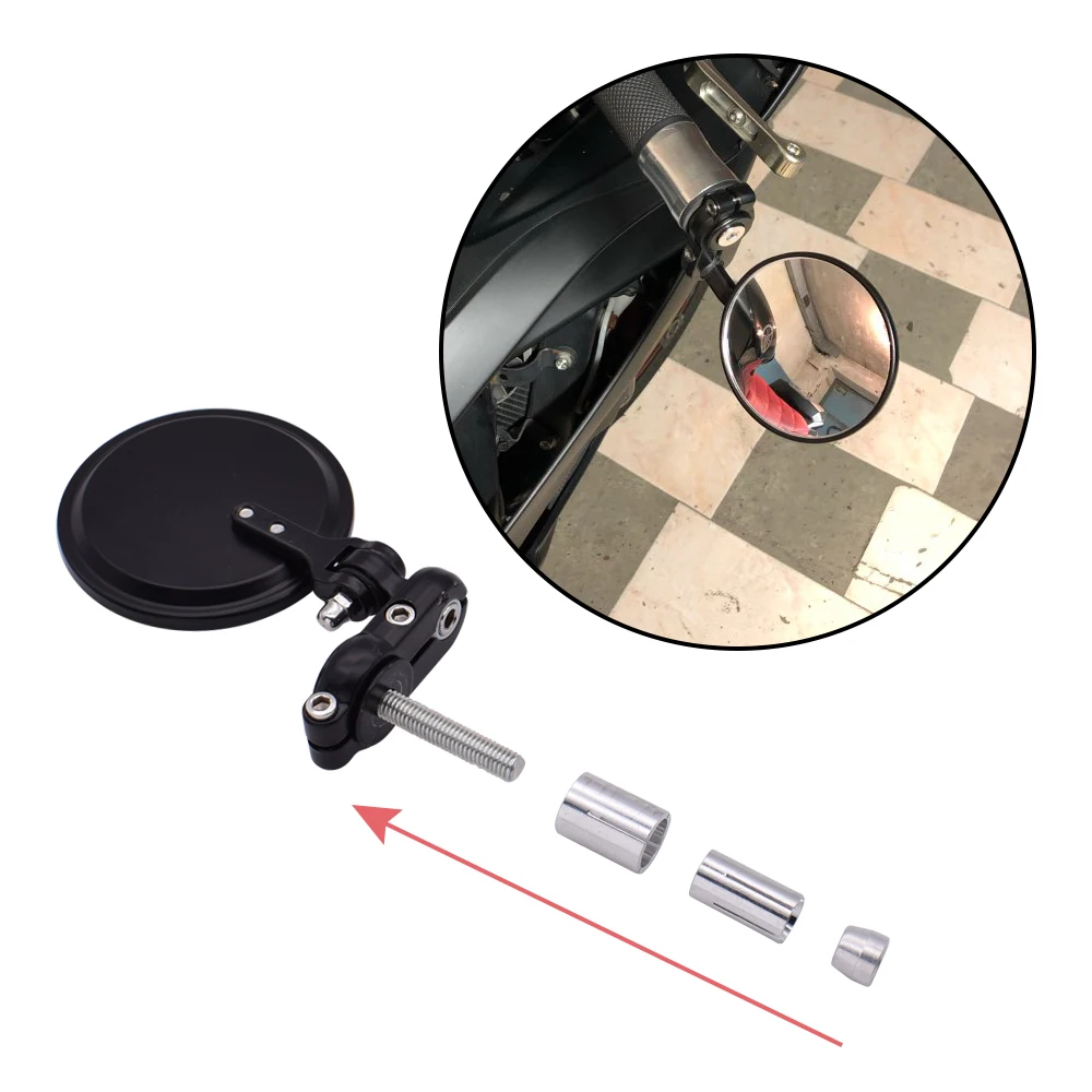 Motorcycle Mirror 22/24mm Handle Bar End Rearview Side Mirrors five colors For Honda cbr 600 f Hornet 250 CB599 CB600 cb400