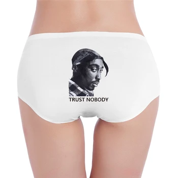 

Tupac2pacShakur Makaveli Rapper Snoop Dogg Biggie Smalls Eminem Print Ladies low waist underwear