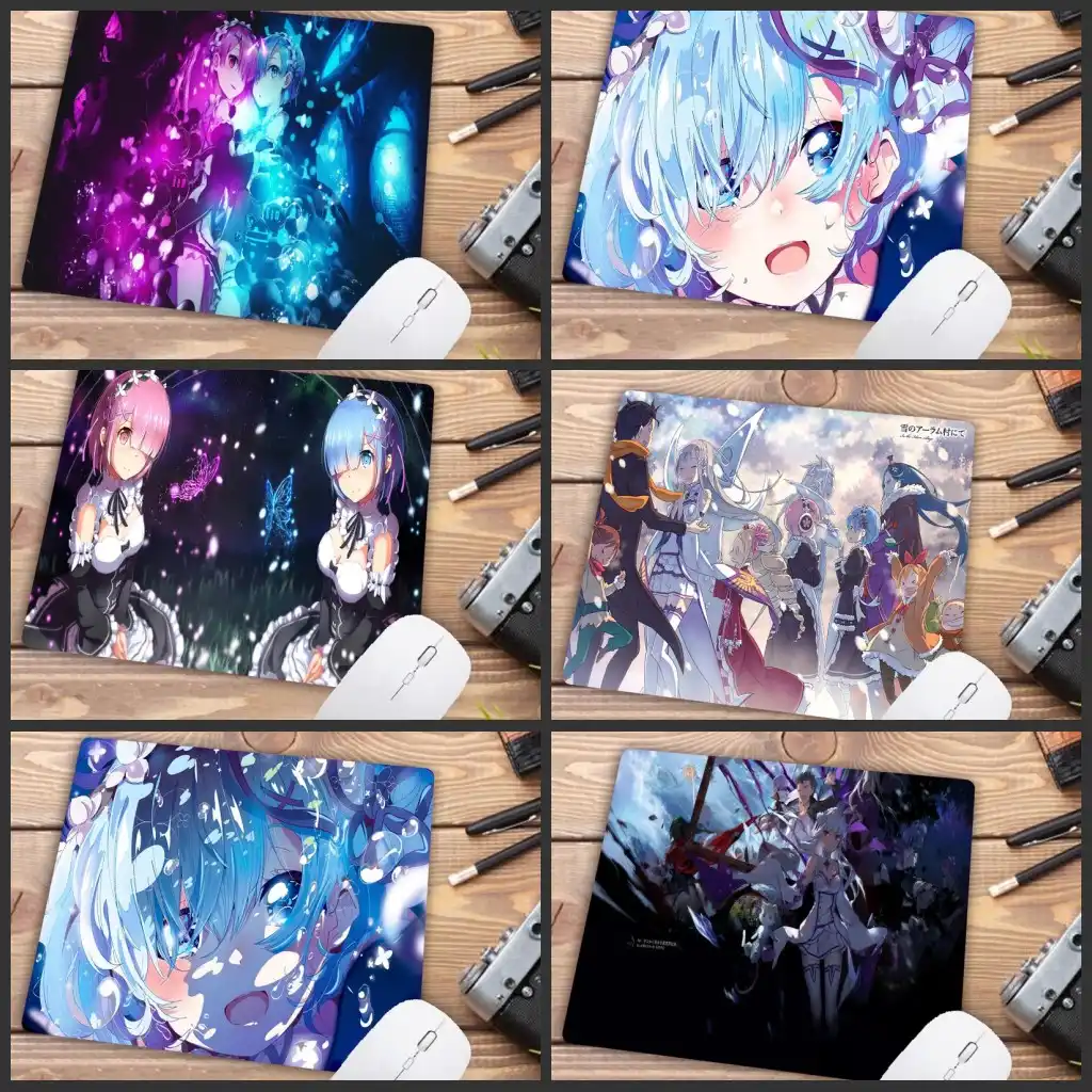 Mairuigeビッグプロモーションレム再ゼロアニメ女の子耐久性のあるアニメマウスパッドバージョンマウスパッドコンピュータゲーミングマウスパッドゲーマー再生マット Mouse Pads Aliexpress