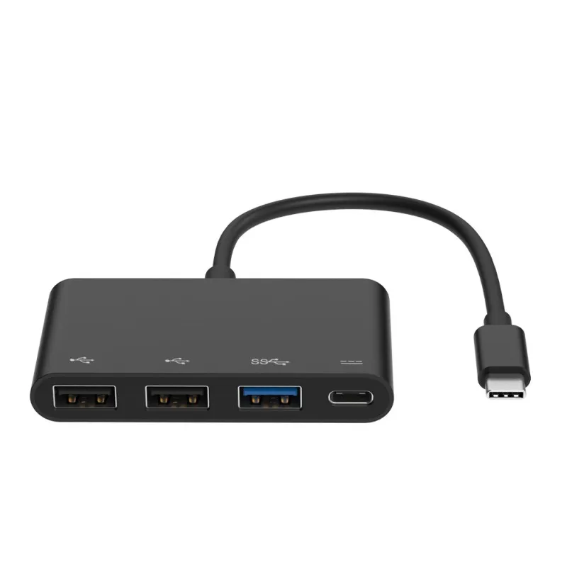 Usb-хаб type C к USB конвертер type-C зарядный порт алюминиевый концентратор для MacBook многоцелевой адаптер