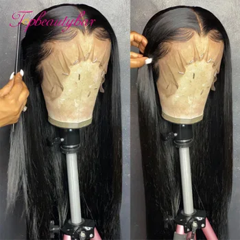 

13X6x1 Lace Front Human Hair Wigs Straight PrePlucked Baby Hair 180% Brazilian Remy Human Hair Wigs Lace Frontal Wigs For Women