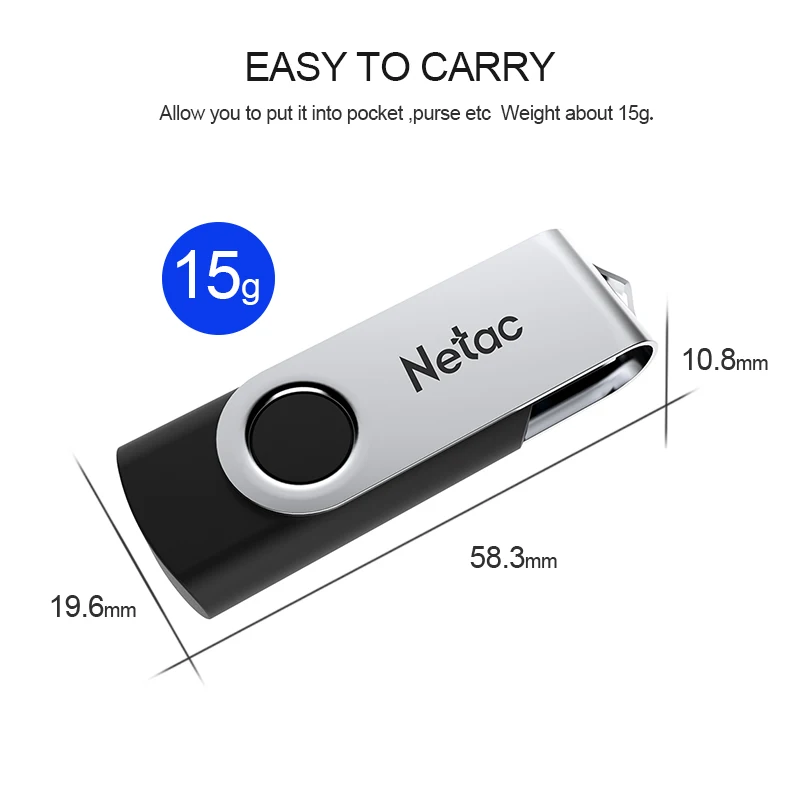 Металлический флеш накопитель Netac USB 3 0 64/32/16 ГБ 2 0|USB флэш-накопители| |