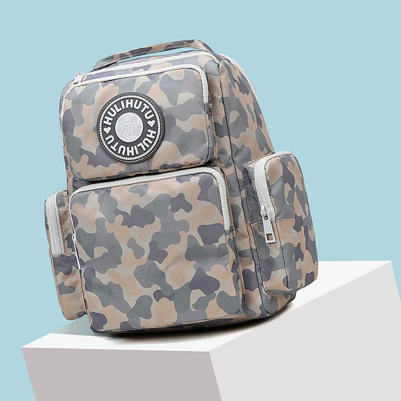 Dot большой Ёмкость путешествия Для женщин рюкзак, сумка-рюкзак для ухода за ребенком Модная одежда для детей, Детская мода подгузников, сумка для мамы, сумка рюкзак для подгузников Сумка - Цвет: dark gray