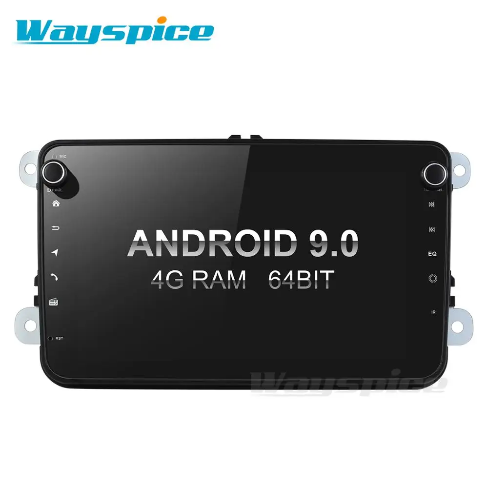 Автомобильный dvd gps навигатор для skoda для volkswagen golf polo tiguan passat 2 din gps плеер стерео android 9,0 PX6