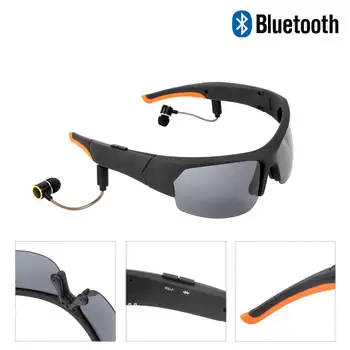 

MS18B NEW 1080P HDcamera Bluetooth Sunglasses Outdoor Smart Glasses headphones Wireless Headset Sport with Microphone for Phones