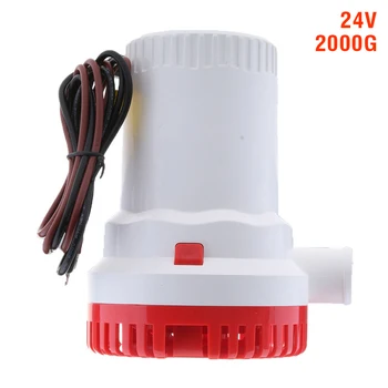 

Float Switch Electric 1500GPH 2000GPH Auto Accessories Easy Use Mini Submersible ABS Boat Yacht 12V 24V Bilge Water Pump Tool