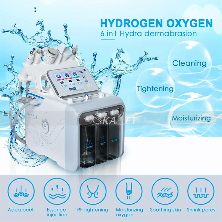 

Korea Technology 6 In 1 Skin Diamond Dermabrasion Water Oxygen Machine Cleansing Skin Rejuvenation Peeling Machine