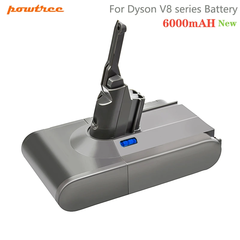 Powtree 6000mAh 21.6V V8 Battery For Dyson V8 Batteries Absolute V8 Animal Li  ion SV10 Vacuum Cleaner Rechargeable Battery|Replacement Batteries| -  AliExpress