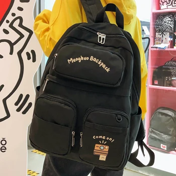 

Enopella Fashion Women Backpacks High Capacity Girls School Bag Waterproof Nylon Backpack for Students Mochila Travel Bag