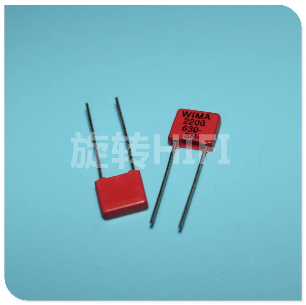 20PCS NEW RED WIMA MKP2 2200PF 630V PCM5mm 630V2200pf MKP-2 2.2NF 2N2 222/630V 222 Audio hot sale | Электроника