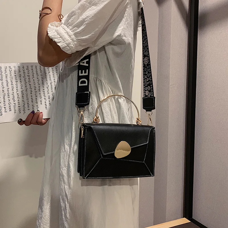 Женская сумка через плечо из искусственной кожи модные простые сумки через плечо женские цветные сумки