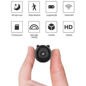 

New Mini Wireless IP Camera Espia Kamera Action Smart Micro Wifi Camaras Secret Small Body Camcorder Home CCTV Surveillance Cam