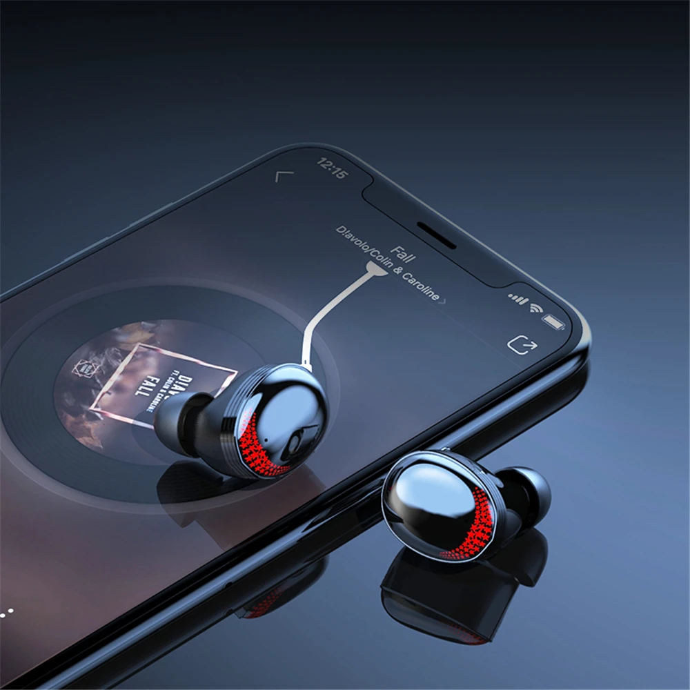TWS Беспроводные наушники с поддержкой AAC декодер Bluetooth 5,0 Наушники Hi-Fi стерео наушники-вкладыши 7 H Playtime 2000 мАч зарядная коробка