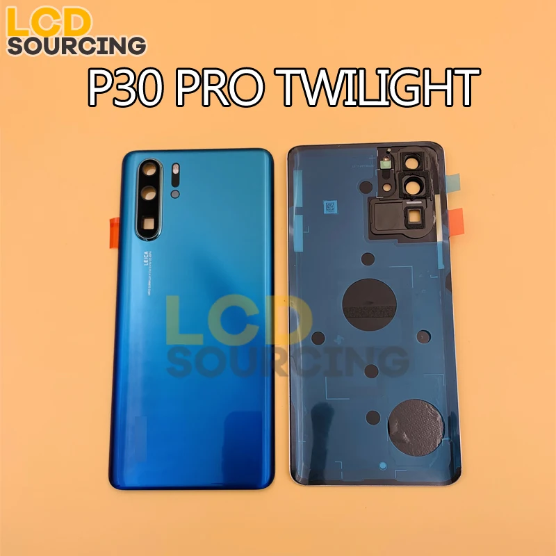 Оригинальная крышка батареи для huawei P30 PRO, Задняя стеклянная крышка корпуса батареи с объективом камеры, Замена для huawei P30, чехлы для аккумуляторов