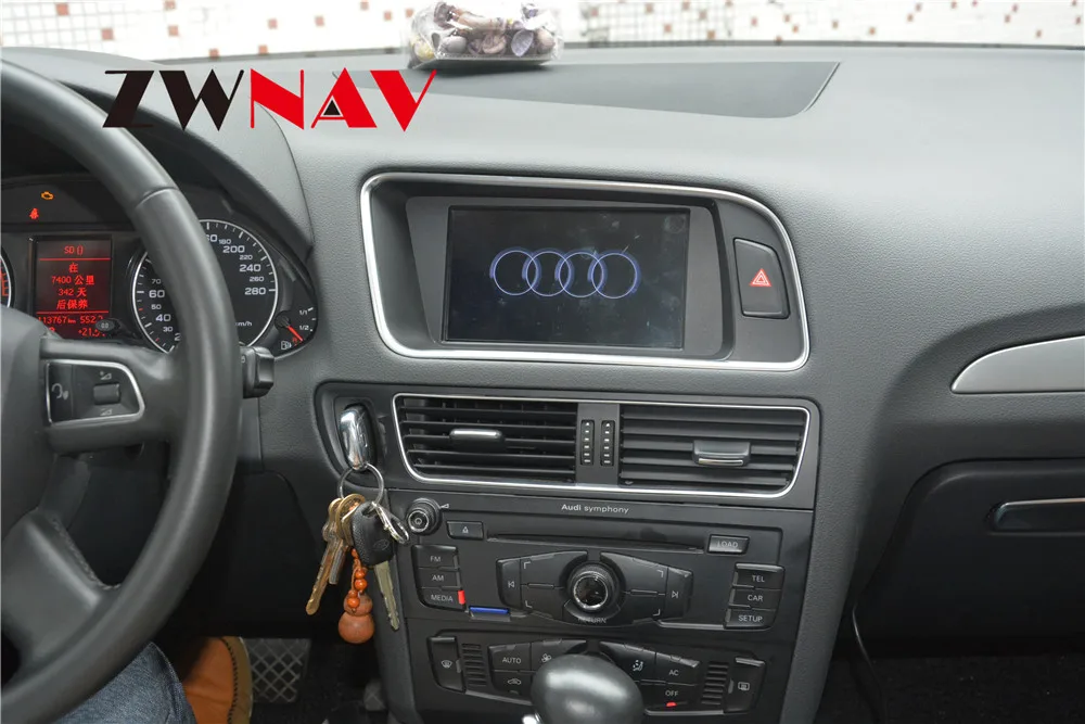 8,8 дюймов Android 9 DSP дисплей для Audi Q5 2009- Автомобильный gps навигационный головное устройство Даш мультимедиа плеер Автомобильный магнитофон