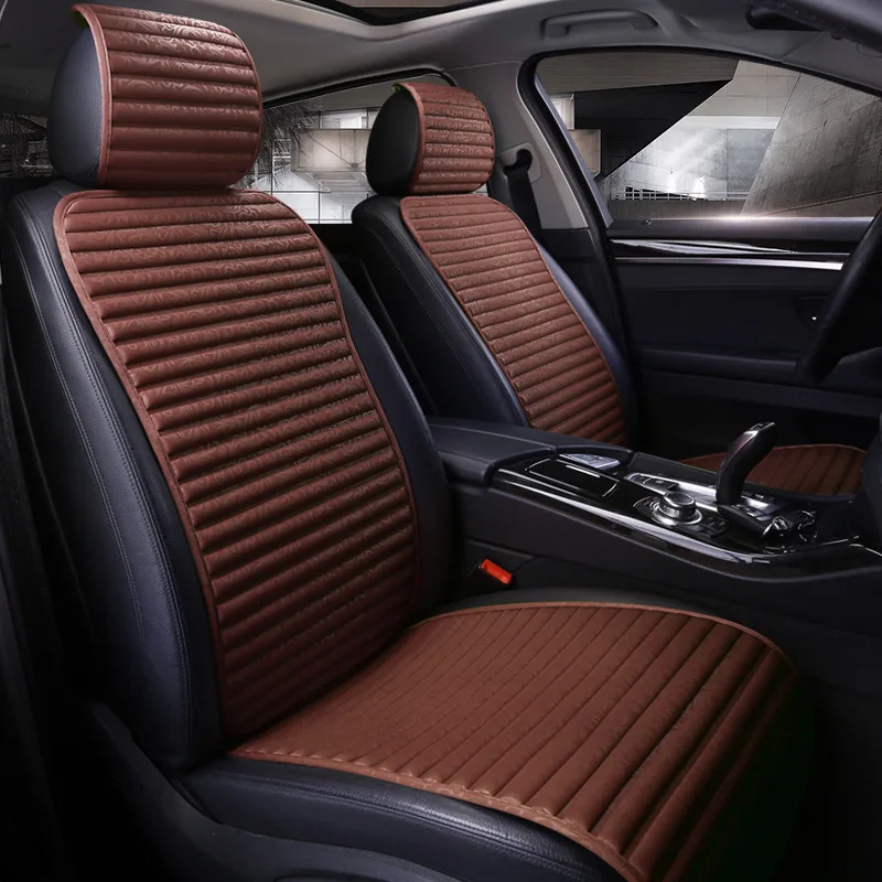 

Car single seat cushion strap small waist single seat healthy breathable fabric four seasons universal ice silk car seat