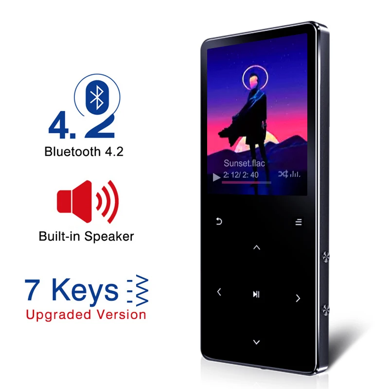 Mp3-плеер ICEICE Bluetooth с динамиком встроенной сенсорной кнопкой 8 ГБ 16 Hi-Fi
