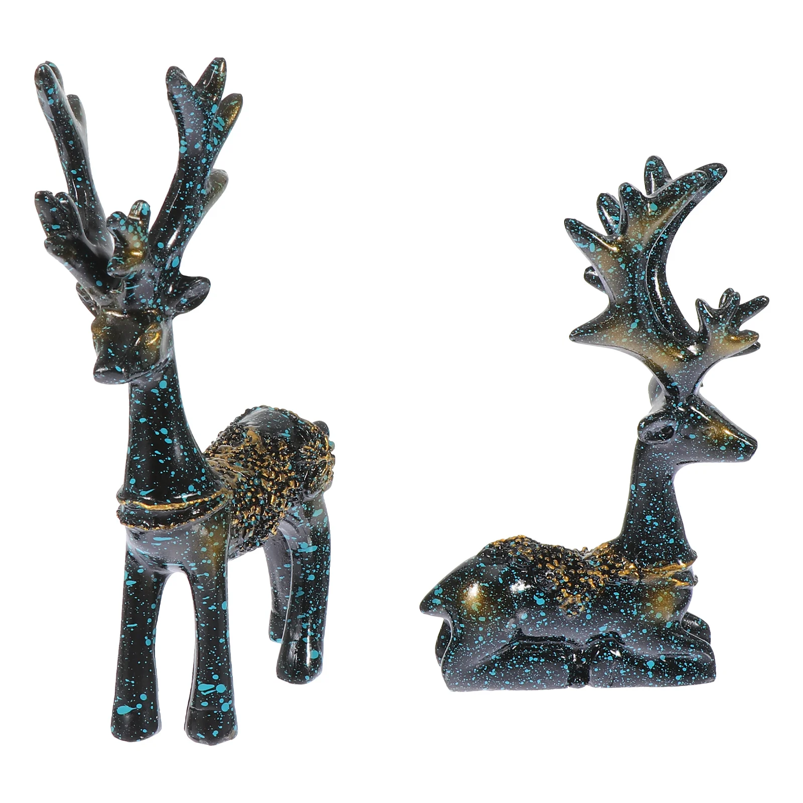1Set Home Lovely Resin Decor Small Elk Shape Adornment Car Interior Ornament | Дом и сад