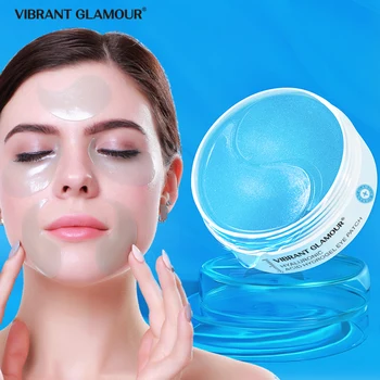 

VIBRANT GLAMOUR Hyaluronic Acid Moisturizing Eye Mask Dark Circles Remove Puffiness anti-Wrinkle Lift Firming Eye Care 60 pcs