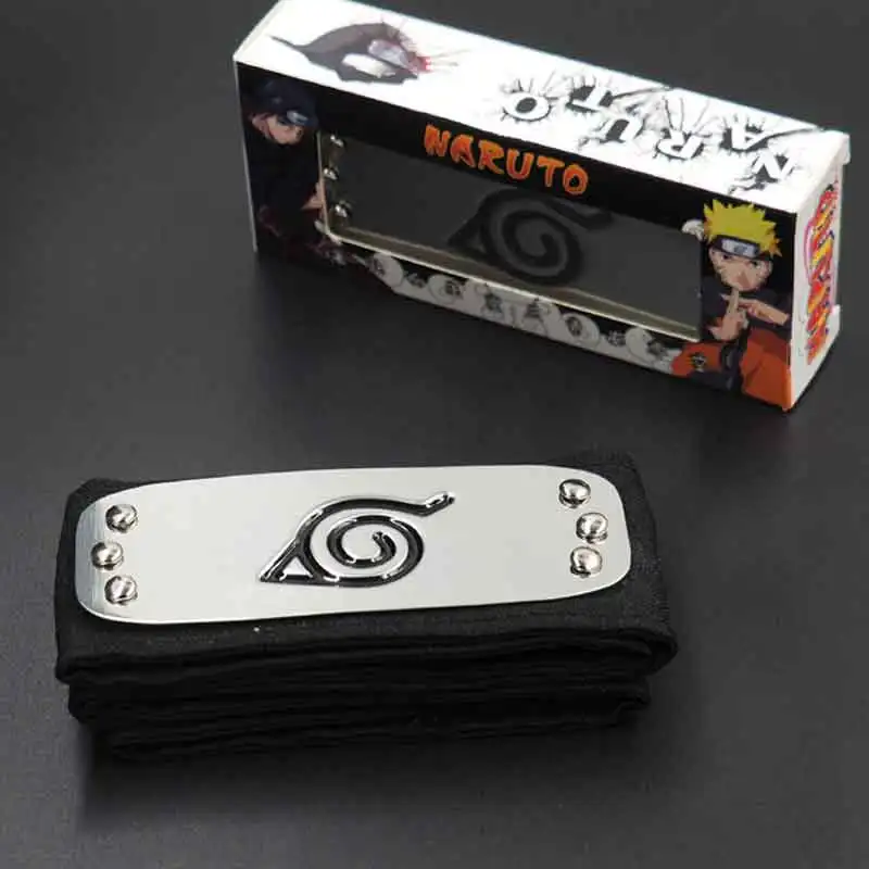 Аниме Hokage Konohagakure Konoha Kakashi Sasuke Uchiha лист деревня Скрытая Женская головная часть | Аксессуары для костюмов -4000307827259