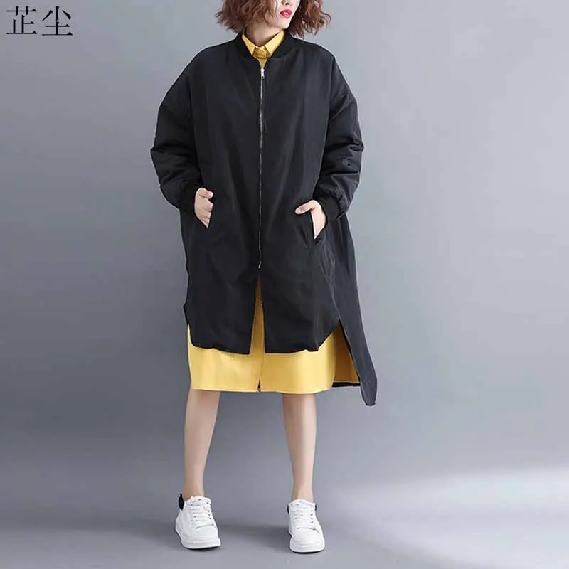 

2019 Autumn New Women Jacket Coat Plus Size Winter Thicken Outerwear Long Hooded Cardigan Coats Loose Oversize Jackets 4XL 5XL