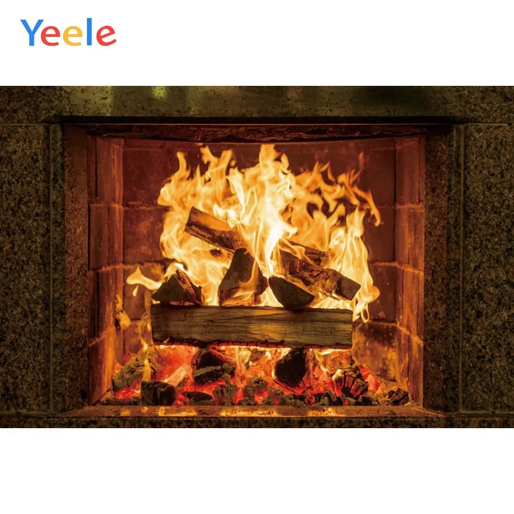 Yeele камин гостиная огонь обои Vitality фотографии фоны персонализированные фотографические фоны для фотостудии - Цвет: NBK24651