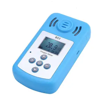 

Oxygen Meter Digital Meter Portable Oxygen(O2) Concentration Detector with LCD Display Sound-light Alarm