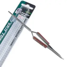 1 PK-118 T пинцет с прямым наконечником волоконный зажим крестообразный инструмент для пайки ювелирных изделий