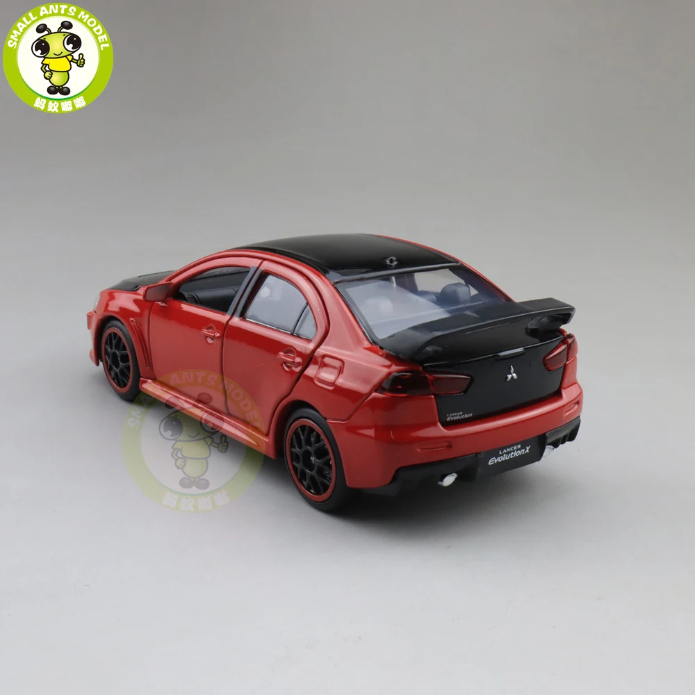 1/32 JACKIEKIM Mitsubishi Lancer EVO X 10 BBS RHD с черной крышей литая модель автомобиля игрушки для детей Подарки для мальчиков девочек