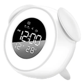 

Wake Up Light Alarm Clock Table Lamp with Sunset Mode Night Light for Children's Bedroom Decoration