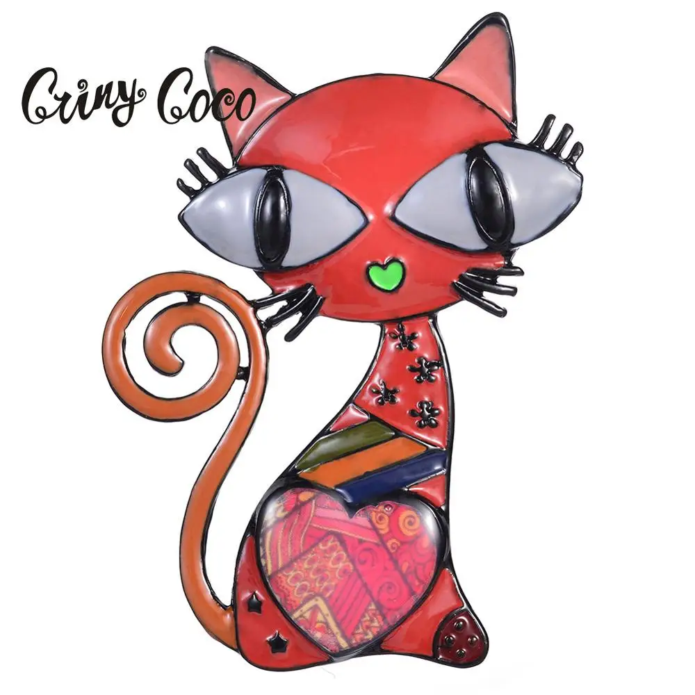 Cring Coco 2019 модное искусственное украшение красная кошка ювелирные изделия