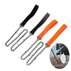 Manual Hand Wire Saw Lifesaving Survival Tool Manganese Steel Chain Multifunctional Saw Chain Camping Lifesaving Logging Saw
