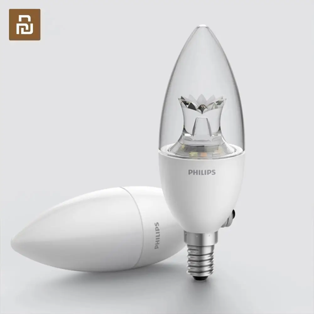 Оригинальный светодиодный светильник Youpin smart E14 белый и теплый для комплекта
