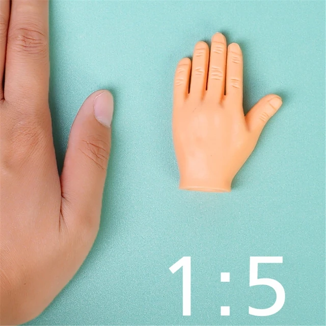 6 Type Adult Kid Novelty Toys Funny Finger Fidget Small Luminous Hand Palm Tease Cat Pet Gags Joke Party Halloween Cosplay Props 4