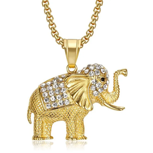 Animal Elephant Necklace Pendant 