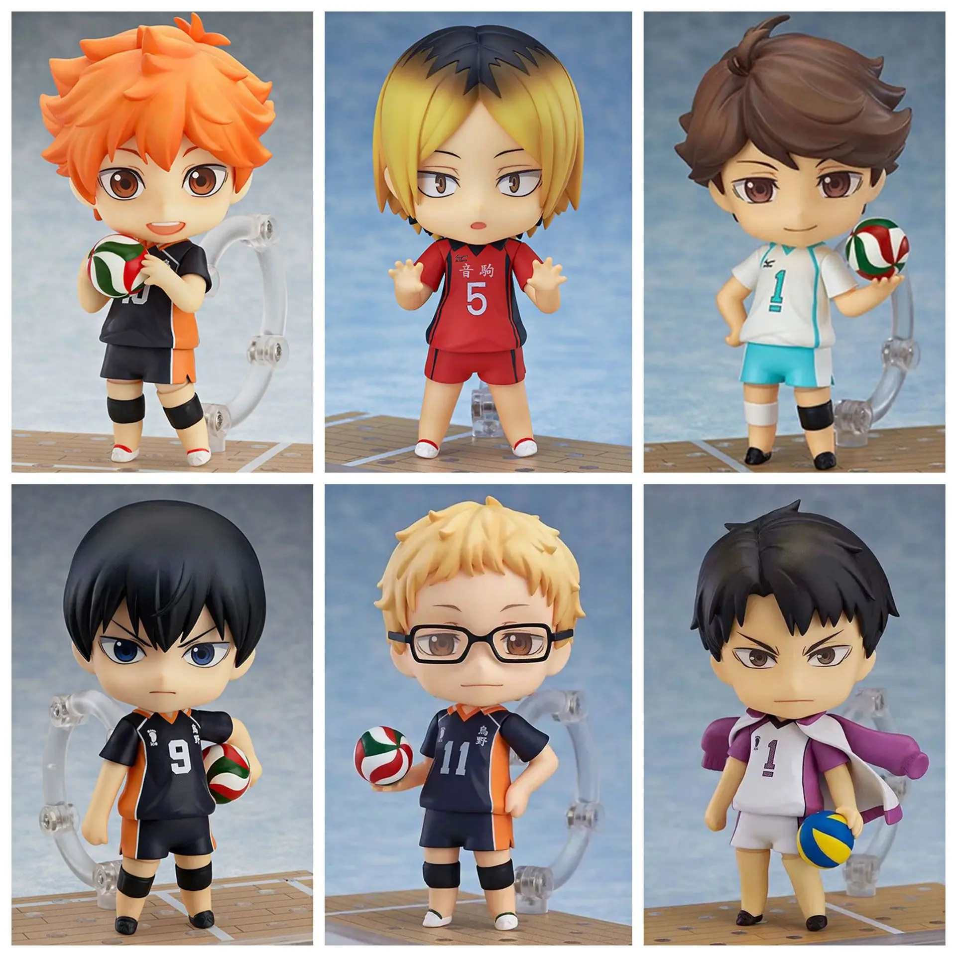 10 см Haikyuu! Экшн-фигурка Haikyuu Oikawa tooro Kei Tsukishima Ushijima Wakatoshi Kenma Kozume Tobio Kageyama Hinata Shoyo |