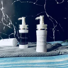 Минималистичный дозатор для шампуня, мыла, бутылка, шикарный, скандинавский стиль, Ins, пластик, белый, для путешествий, портативная бутылка для хранения жидкого пресса, 110 мл