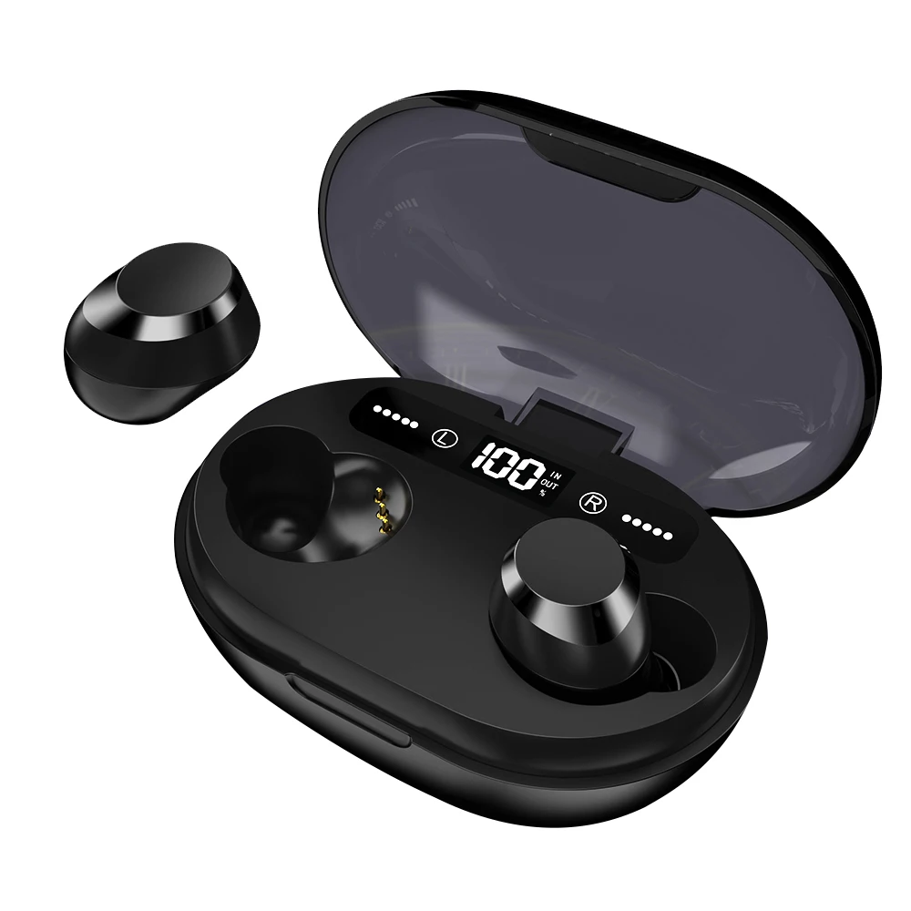 C8S TWS 5,0 Bluetooth наушники внешний аккумулятор шумоподавление Водонепроницаемая игровая Гарнитура 3D стерео беспроводные наушники с двойным микрофоном