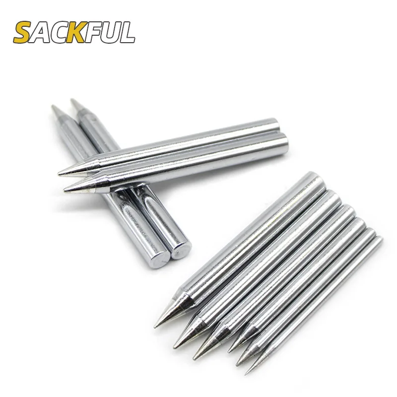 3Pcs Lead-Free Soldering Tip 30W 40W 60W 80W 100W 150W Replacement External Heating Soldering Iron Tip Solder Tips soldering iron tips